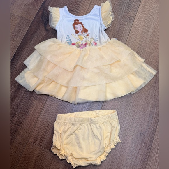 Little Sleepies Other - Little Sleepies Disney Princess Tutu Dress & Bloomer Set 6-12M Bamboo Belle EUC